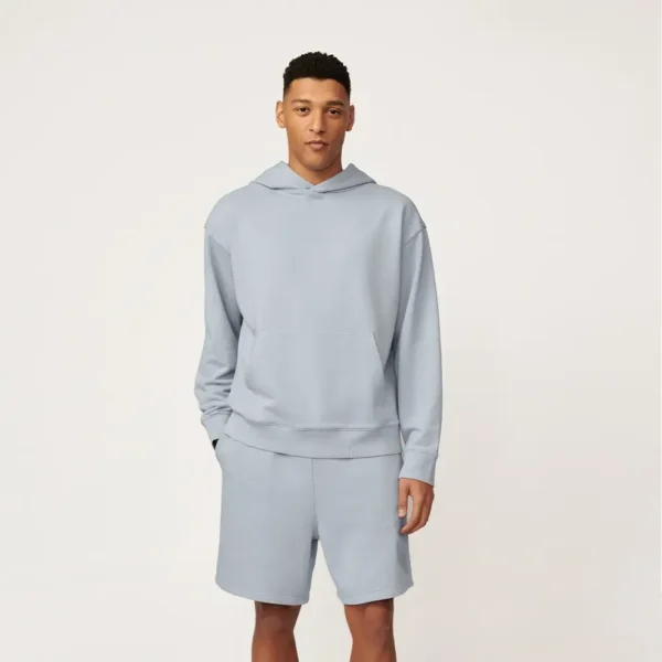 Bluza z kapturem Statement niebieska