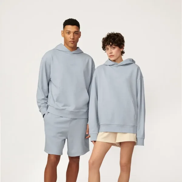 Bluza z kapturem Statement niebieska