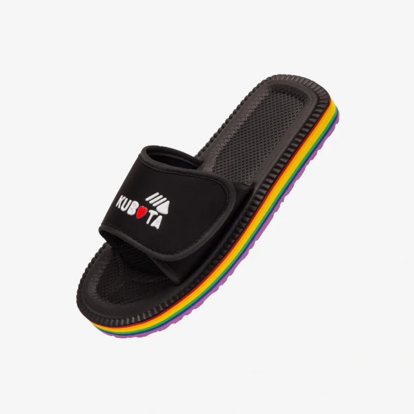 Zdjęcie dodatkowe - Klapki Rzep Pride czarne