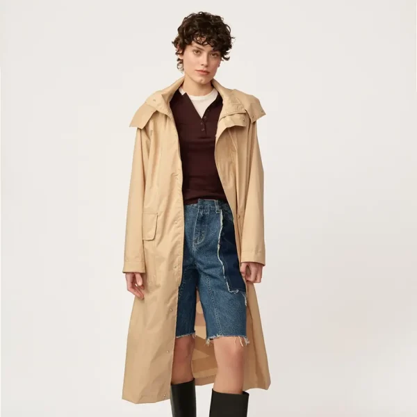 Parka Festiwal beżowa oversize