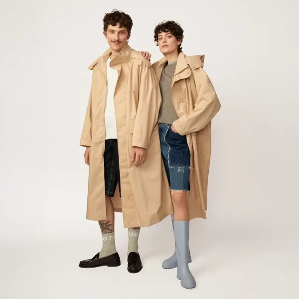 Parka Festiwal beżowa oversize