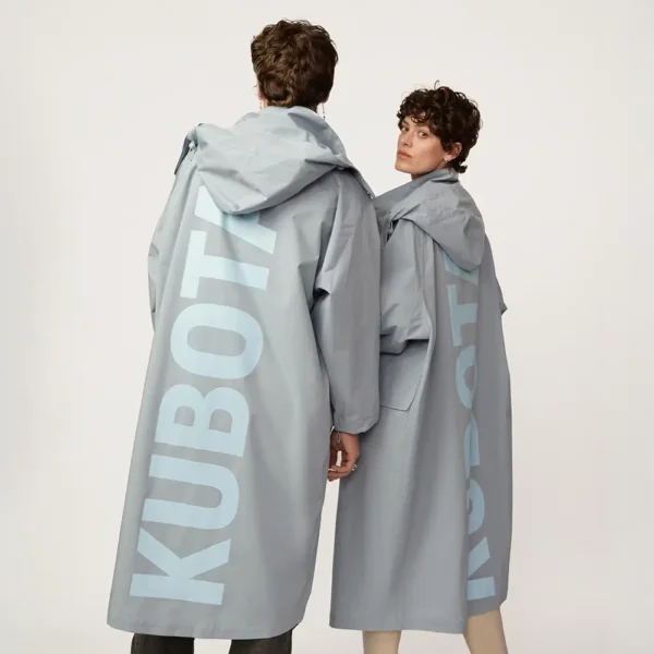 Parka Festiwal niebieska oversize