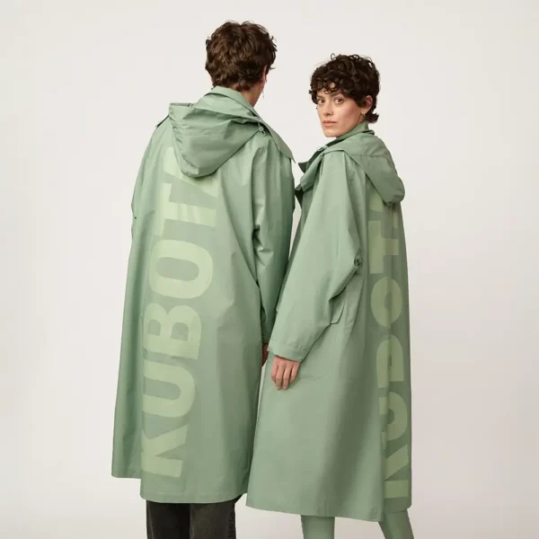 Parka Festiwal zielona oversize
