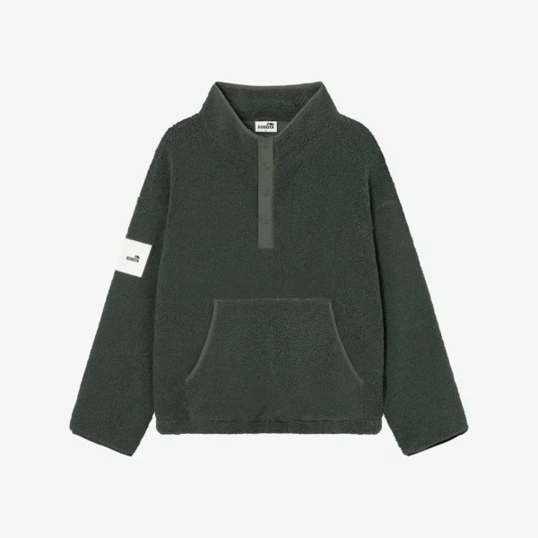 Zdjęcie główne - Bluza polarowa Cushy ciemnozielona męska oversize