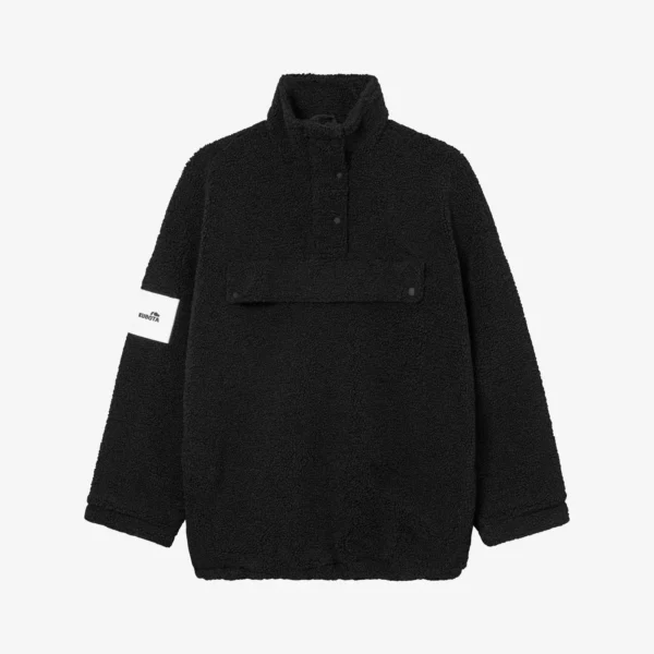 Zdjęcie główne - Bluza polarowa Cushy czarna damska oversize