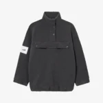 Bluza polarowa Cushy grafitowa damska oversize