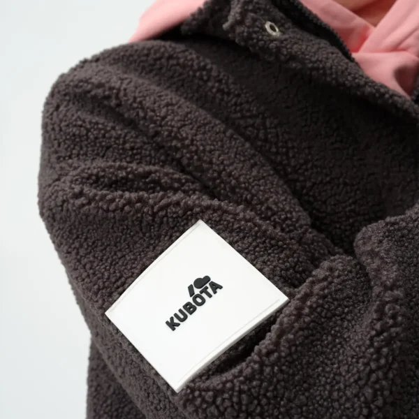Bluza polarowa Cushy grafitowa damska oversize