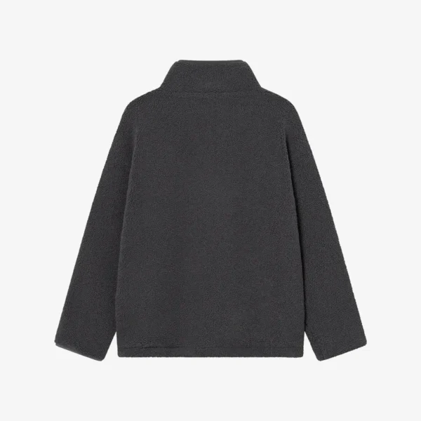 Bluza polarowa Cushy grafitowa męska oversize