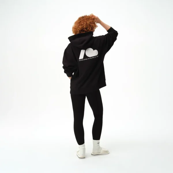 Bluza z kapturem Basic czarna