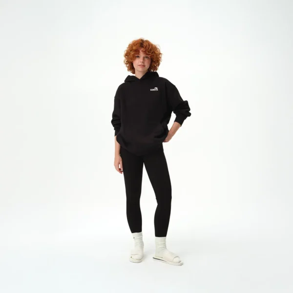 Bluza z kapturem Basic czarna