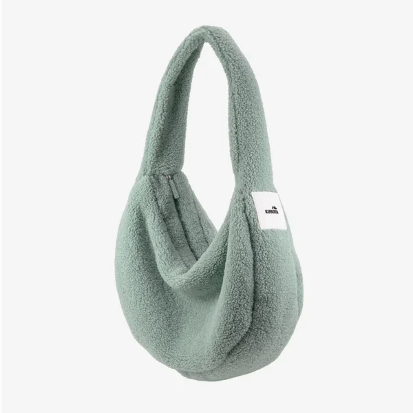 Zdjęcie dodatkowe - Torba shopper z polaru Cushy miętowa