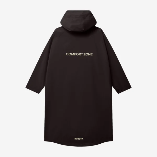 Parka przeciwdeszczowa oversize Comfort Zone brązowa unisex