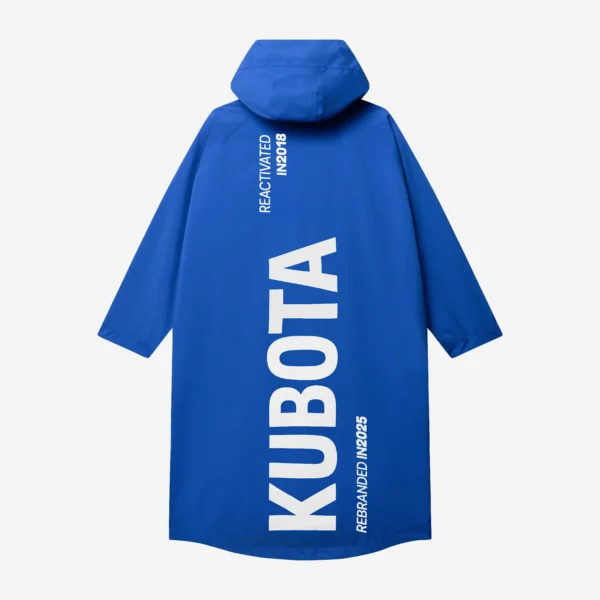Parka przeciwdeszczowa oversize Street Edge kobaltowa unisex