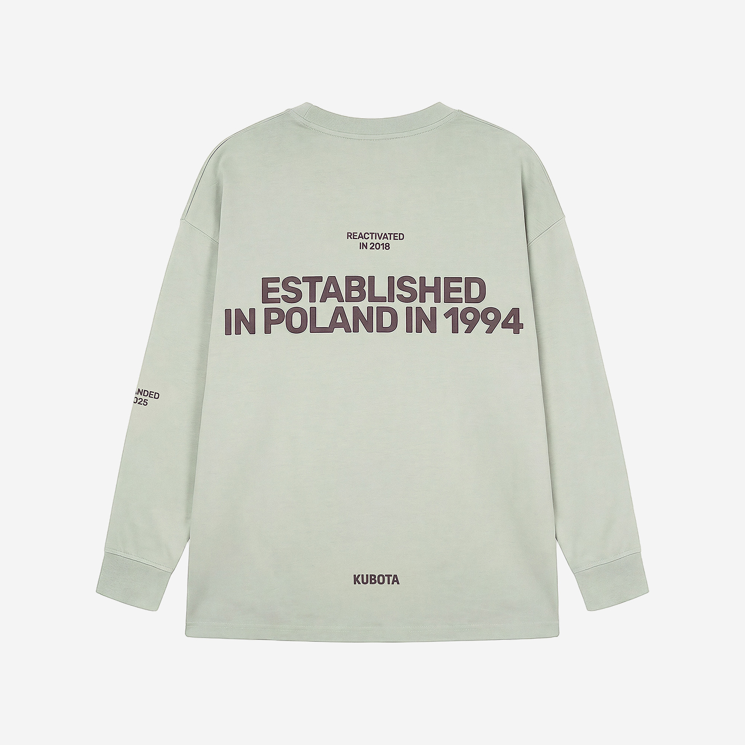 Longsleeve oversize Street Edge matcha unisex