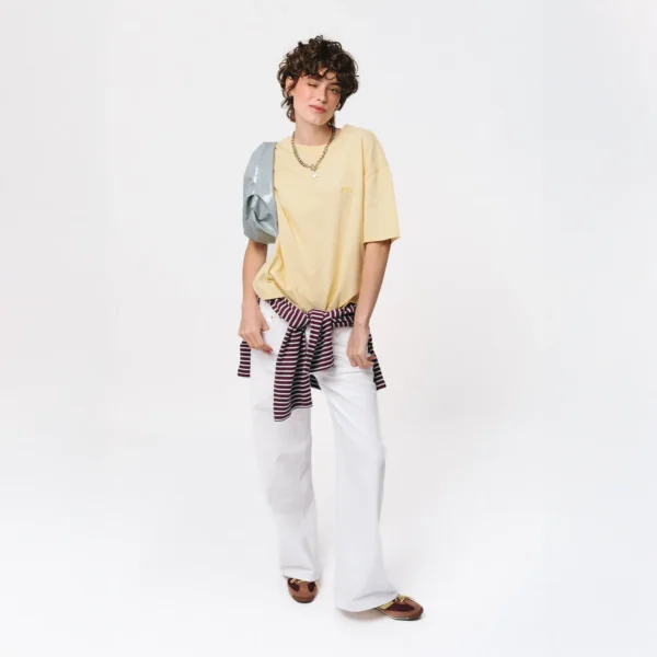 Zdjęcie główne - T-shirt oversize Easy żółty damski