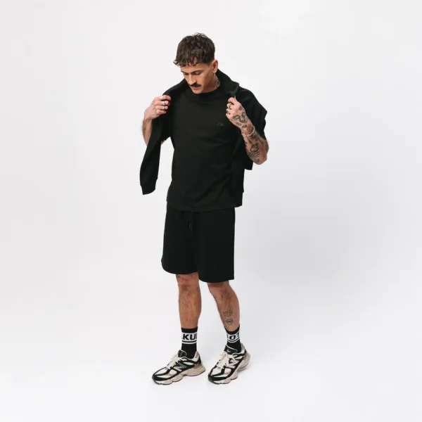 T-shirt regular Easy czarny męski