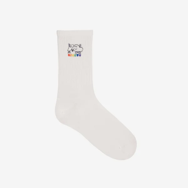 1-pak skarpet Comfy Club Pride biały