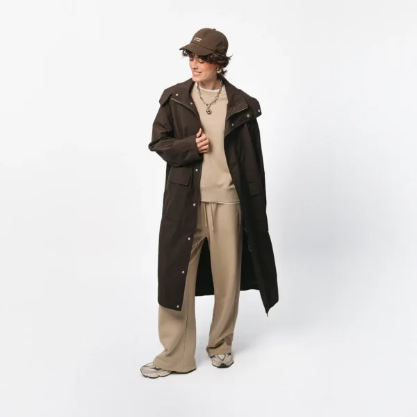 Zdjęcie główne - Parka przeciwdeszczowa oversize Comfort Zone brązowa unisex