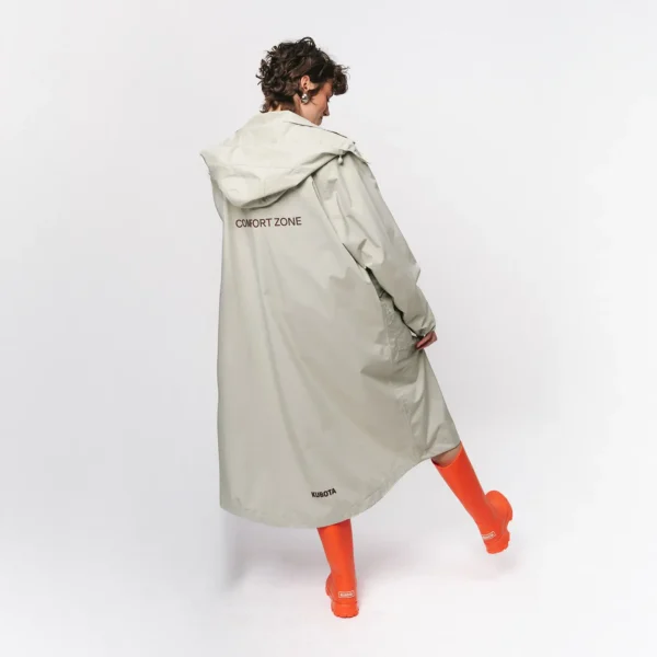 Parka przeciwdeszczowa oversize Comfort Zone matcha unisex