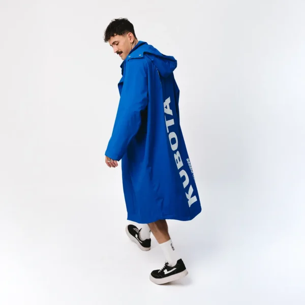 Zdjęcie główne - Parka przeciwdeszczowa oversize Street Edge kobaltowa unisex