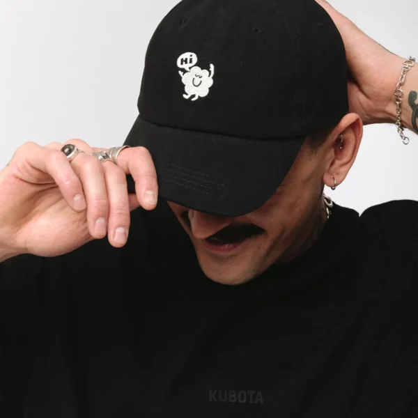 Czapka z daszkiem Comfy Club czarna