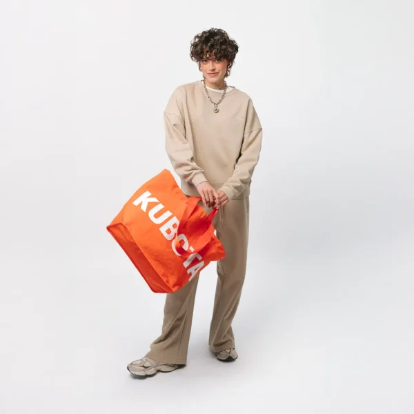 Torba shopper L pomarańczowa