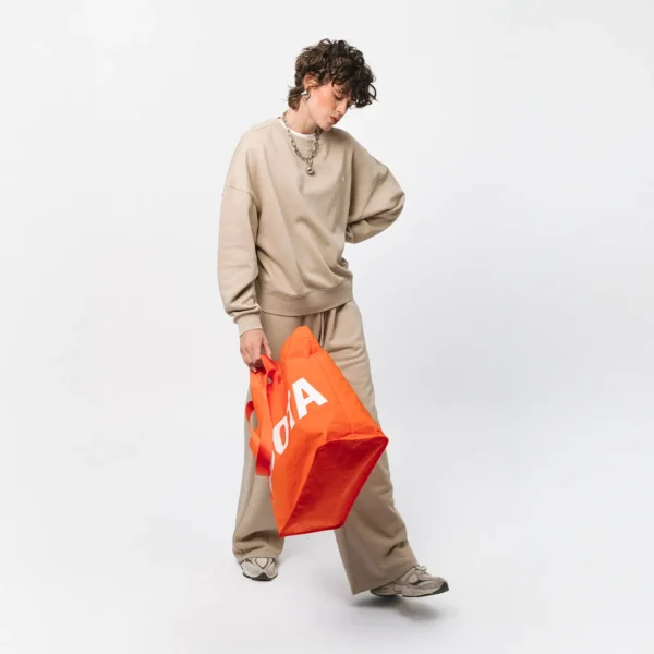 Torba shopper L pomarańczowa