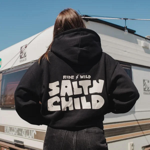Bluza z kapturem Salt Wave czarna