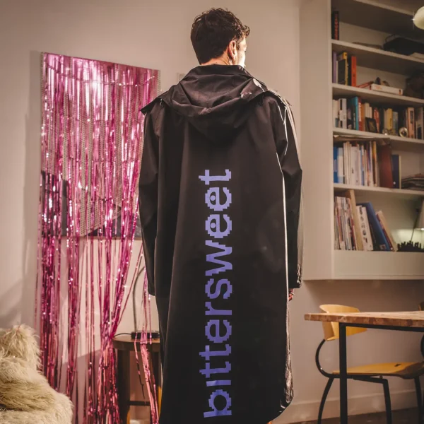 Zdjęcie dodatkowe - Parka przeciwdeszczowa oversize BitterSweet niebieski