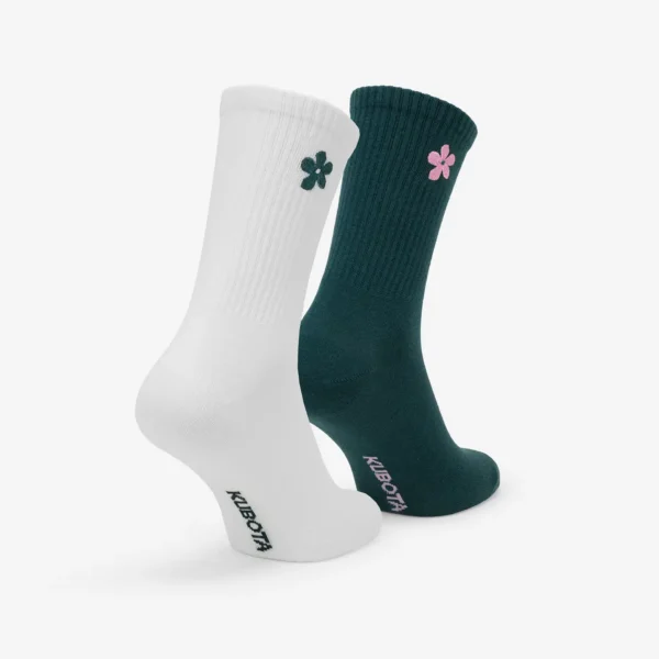 Zdjęcie dodatkowe - Skarpety Flower 2-pak zielone