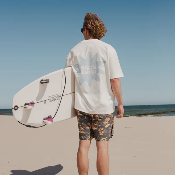 T-shirt Salt Wave biały