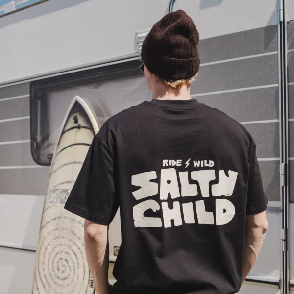 Zdjęcie dodatkowe - T-shirt Salt Wave czarny