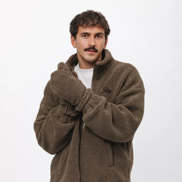 Rękawiczki z jednym palcem Comfy Club brązowe