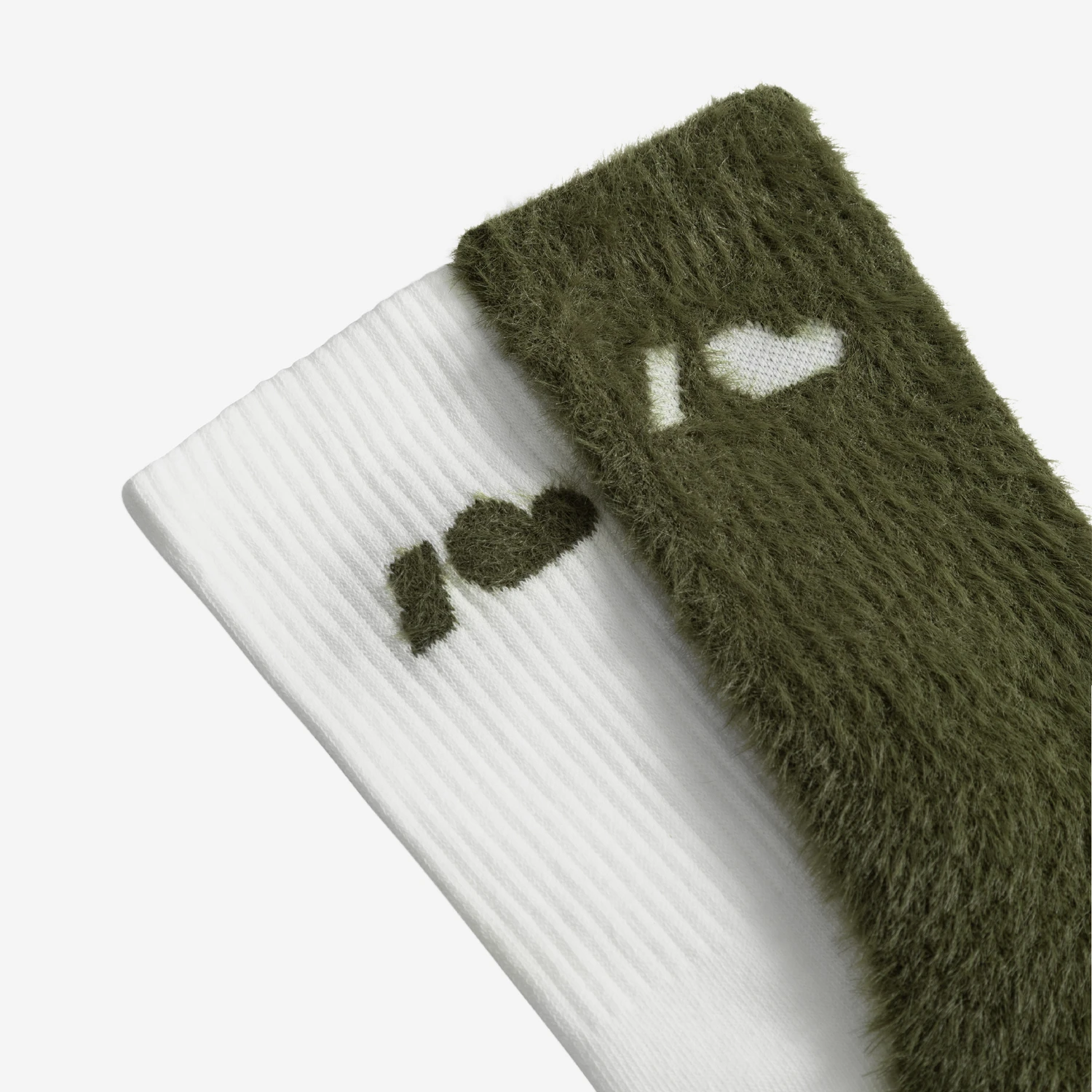 Skarpety Fluffy 2-pak khaki