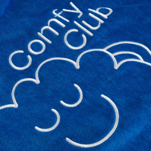 Szlafrok Comfy Club kobaltowy unisex