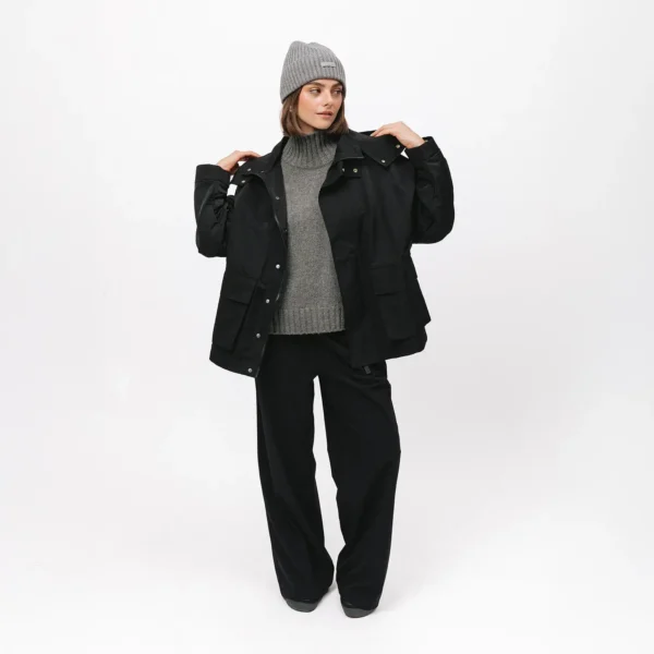 Kurtka z kapturem Tech czarna unisex